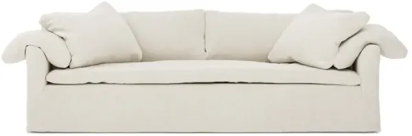 Cisco Home Donato Heathered Ivory Performance Slipcovered Sofa - 97"