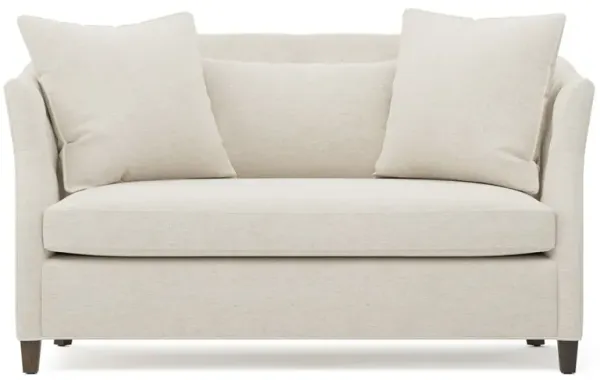 Cisco Home Luccia Heathered Ivory Performance Loveseat - 58"
