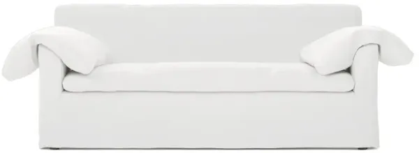 Cisco Home Donato Pure White Linen Slipcovered Sofa - 78"