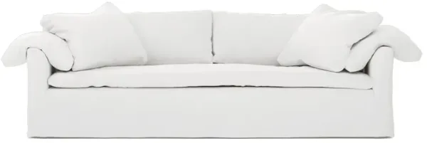 Cisco Home Donato Pure White Linen Slipcovered Sofa - 97"