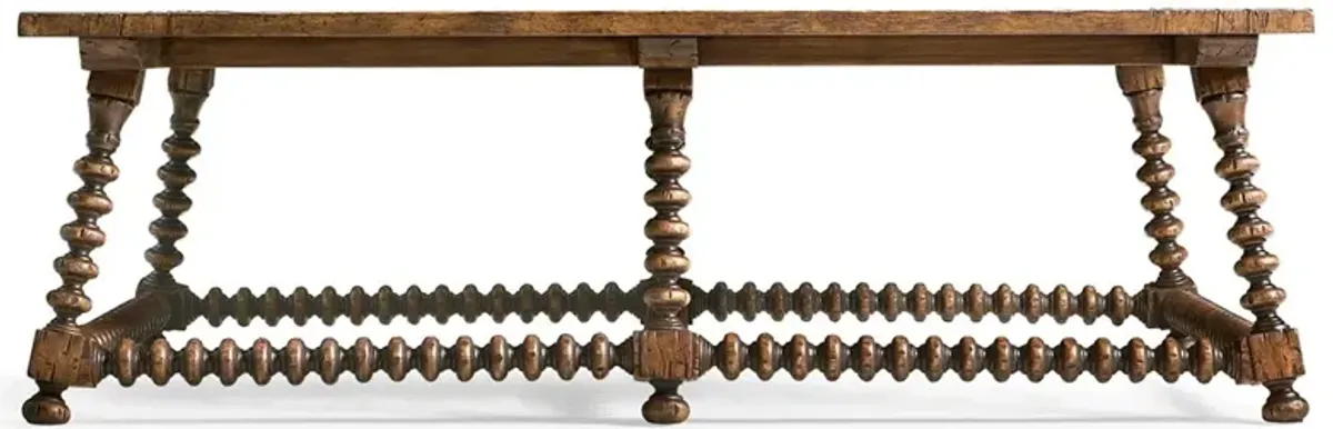 Koda French Country Brown Acacia Cocktail Table