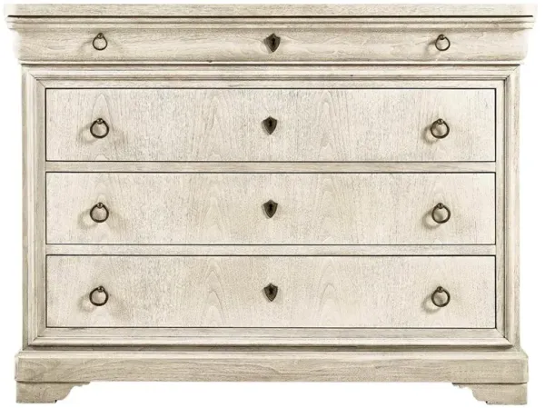 Delphina French Country Bleached Walnut Bachelor Chest