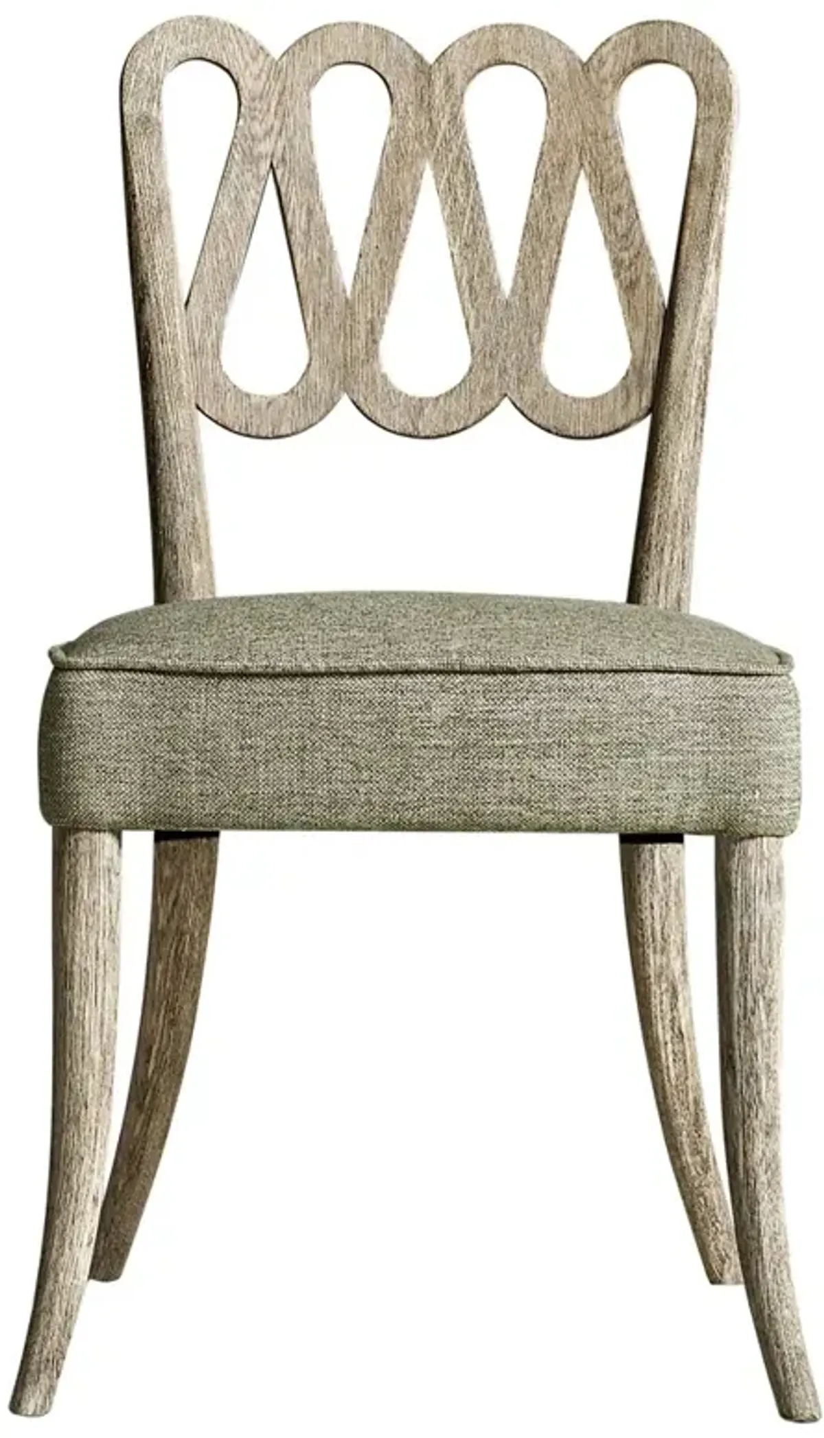 Vihaan French Country Grey Oak Sage Performance Dining Chair