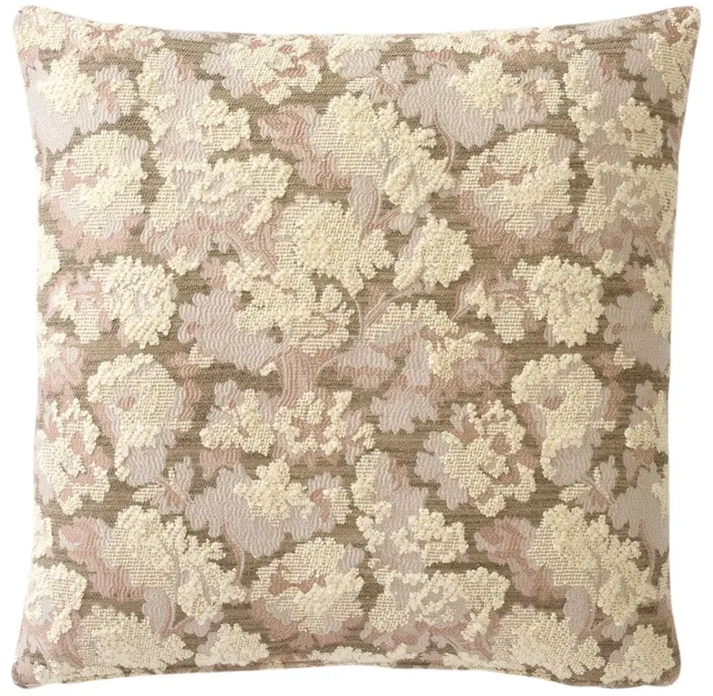 Reese Scallop Embroidered Throw Pillow - 22x22