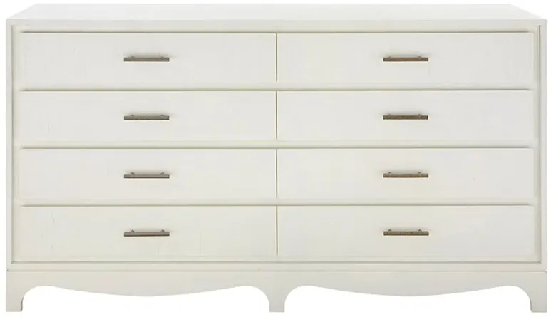 Barrett Modern Classic Sand White Wood Double Dresser