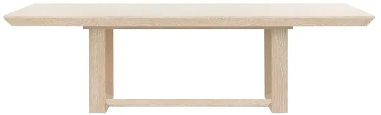 Finn Modern Classic Sand Oak Extendable Dining Table - 84-128"