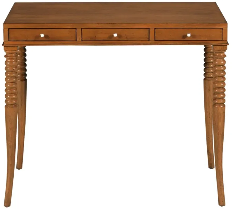 Eloise Updated Traditional Brown Wood Writing Desk