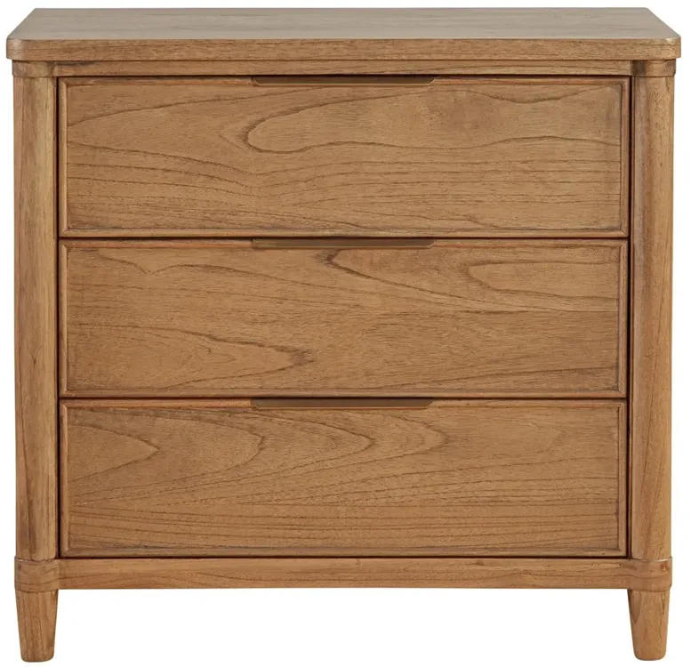 Callum Modern Classic Brown Wood Chest