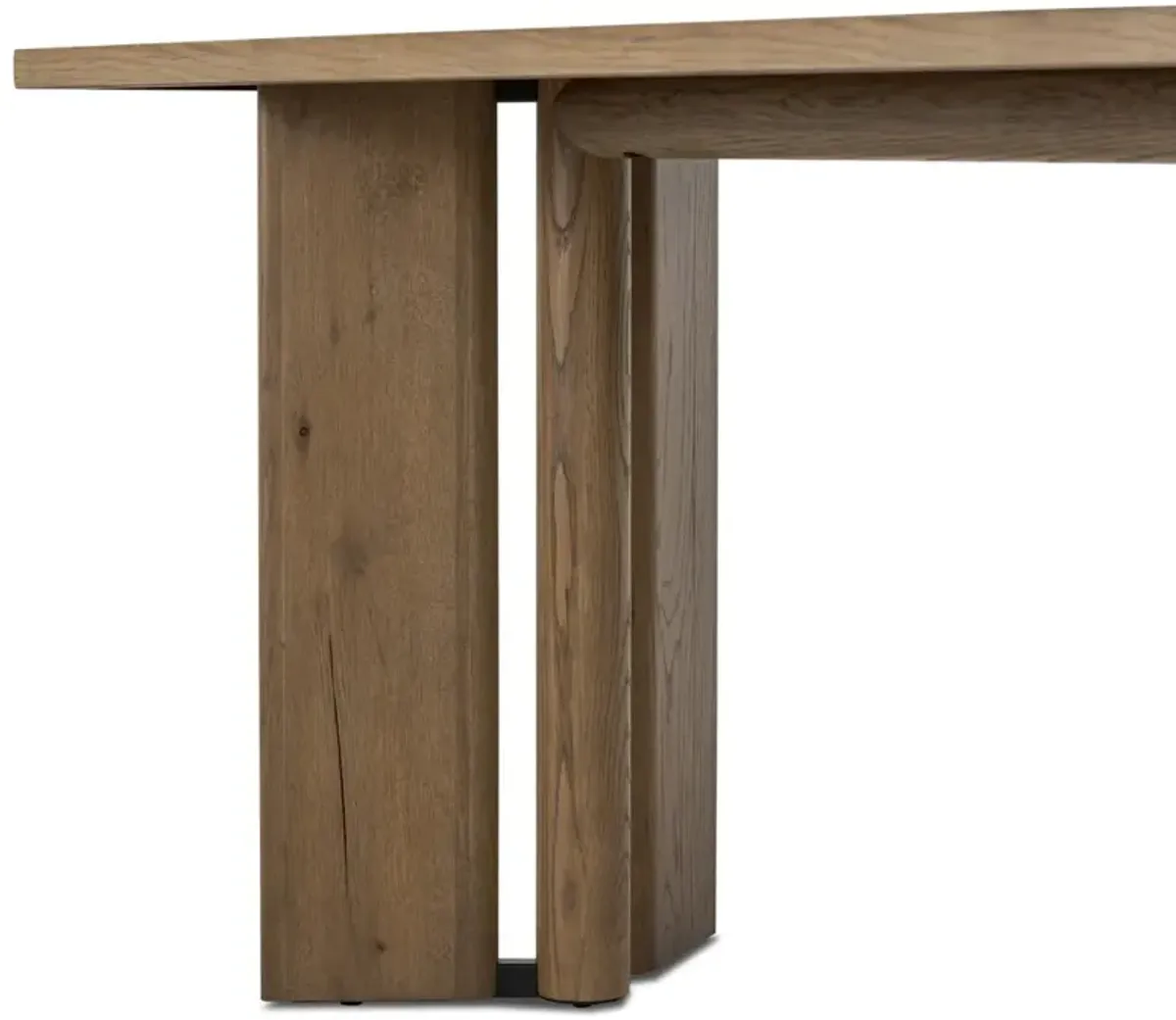 Jonathan Rustic Lodge Light Oak Rectangular Console Table