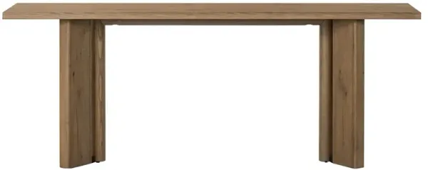 Jonathan Rustic Lodge Light Oak Rectangular Console Table