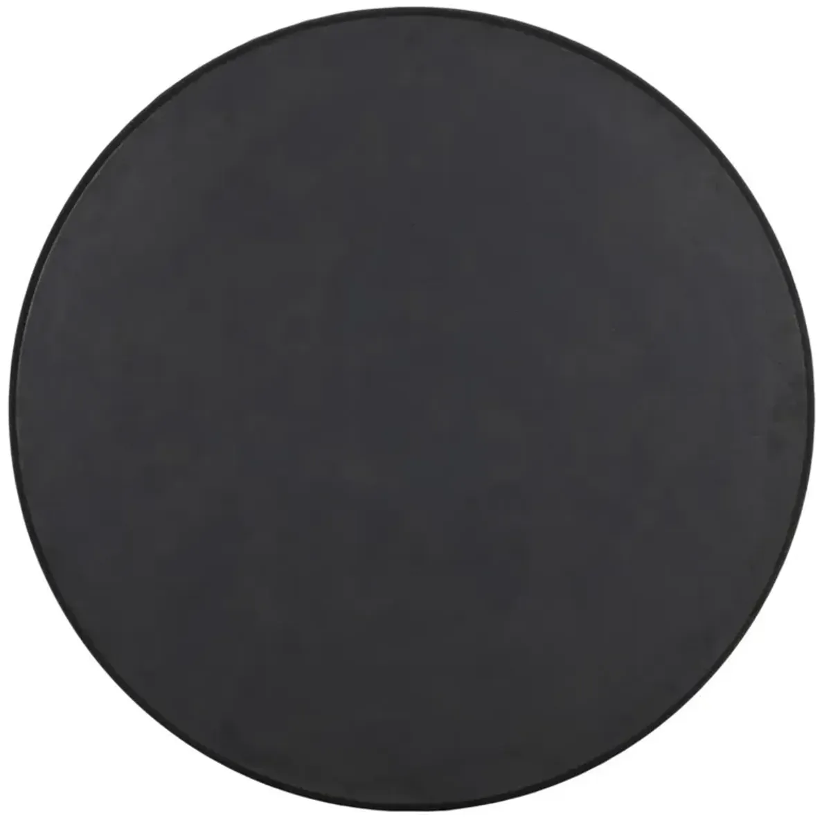 Brixton Modern Classic Distressed Bronze Aluminum Round Outdoor Dining Table - 42"