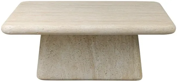 Cava Modern Classic Textured Sand Concrete Square Outdoor Coffee Table