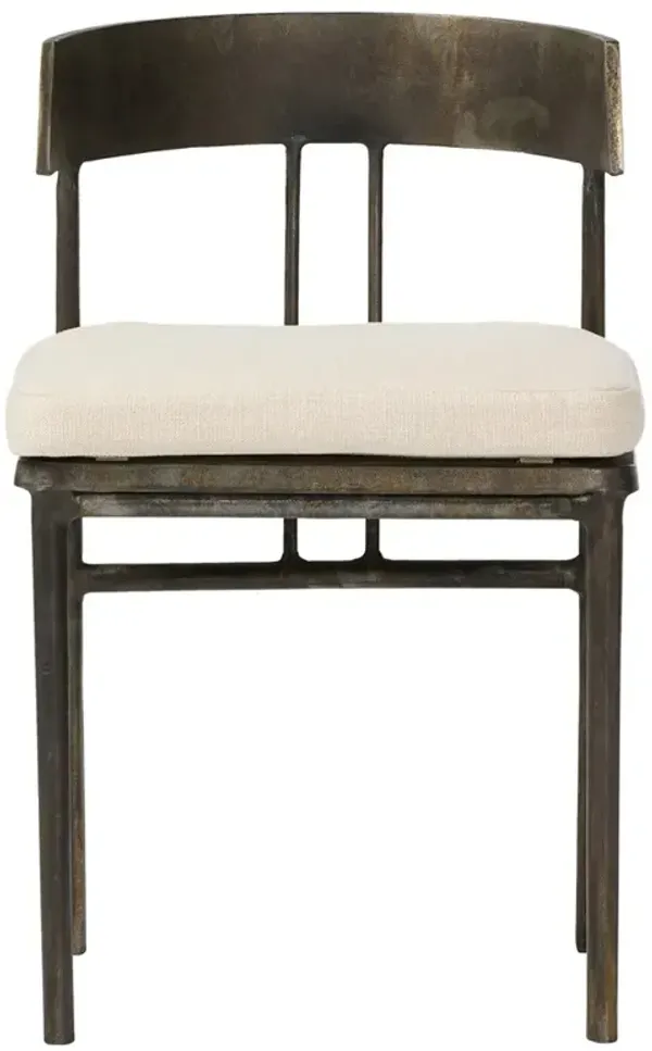 Cosan Modern Classic Bronze Aluminum Outdoor Dining Chair