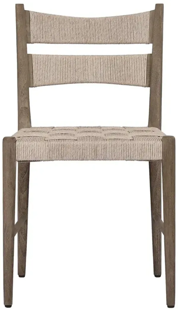 Holker Modern Classic Grey Teak Outdoor Dining Chair