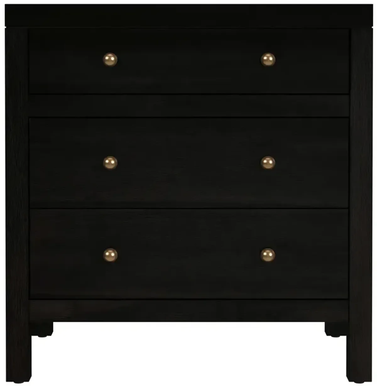 Shay Modern Classic Antique Coffee Acacia Wood Nightstand