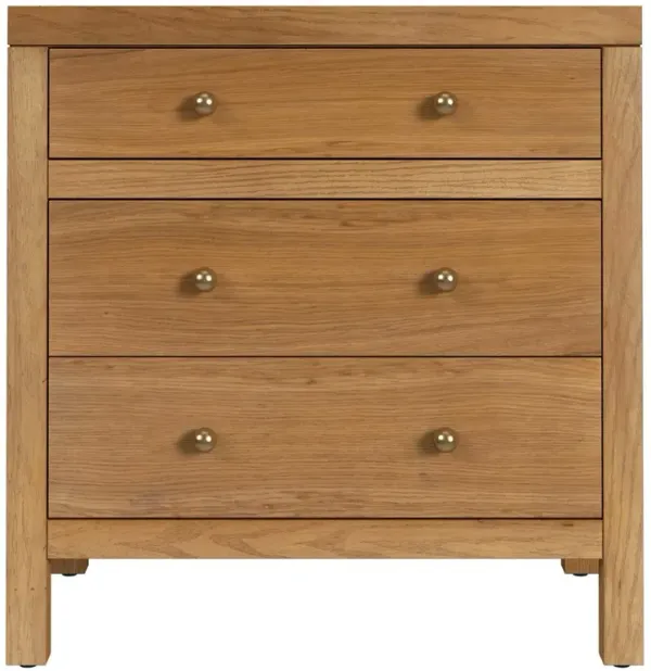 Shay Modern Classic Natural Oak Nightstand