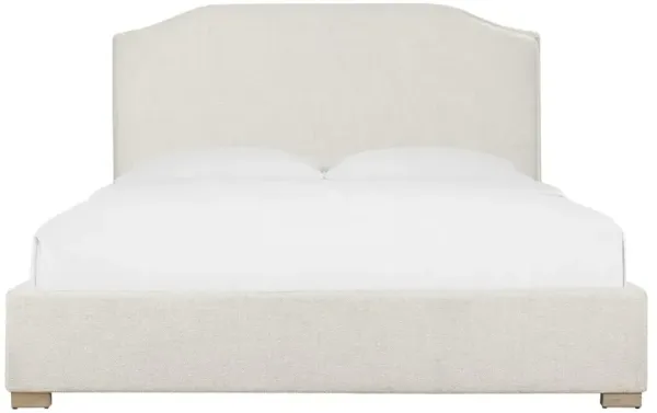 Siena Modern Classic White Bed - Cal King