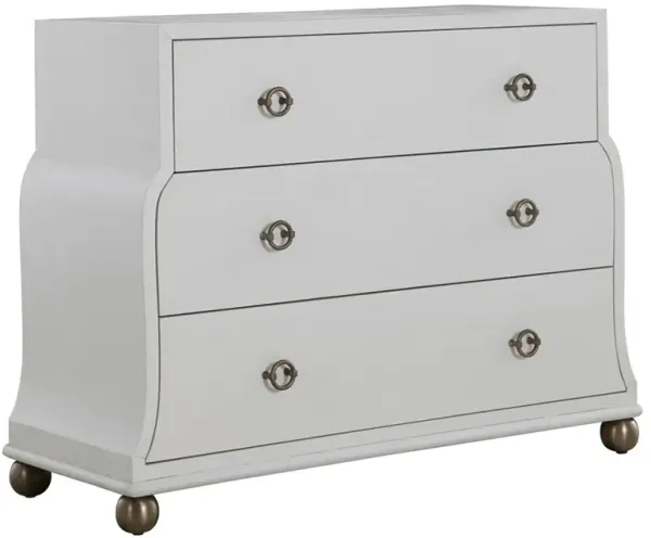 Pearl French Country White Oak Bachelor Chest