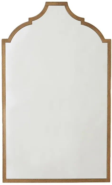 Lynise French Country Antique Gold Iron Wall Mirror