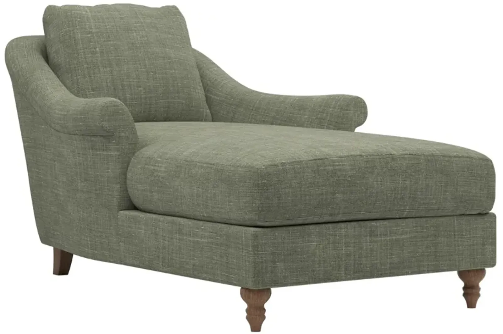 Amelie Moss Performance Linen Chaise