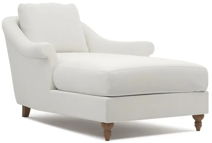 Amelie Glacier Velvet Chaise