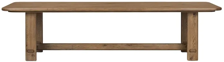 Bramwell Weathered Oak Dining Table - 118"