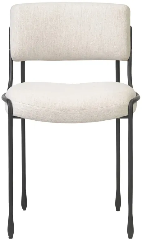 Nettie Modern Classic Cream Crypton Dining Chair
