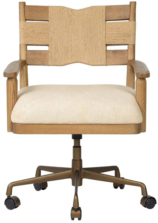 Tova Bergamo Parchment Desk Chair
