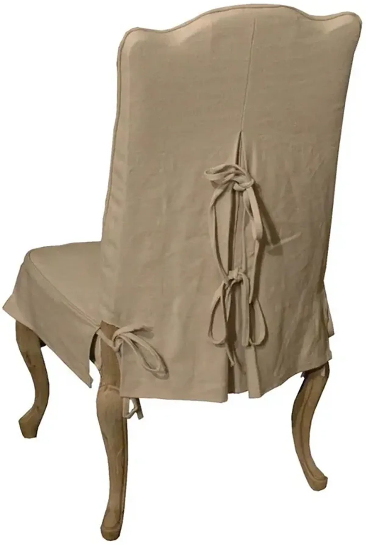 Franco French Country Beige Linen Dining Chair