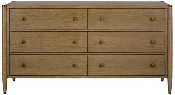 Elias Modern Classic Brown Oak Double Dresser