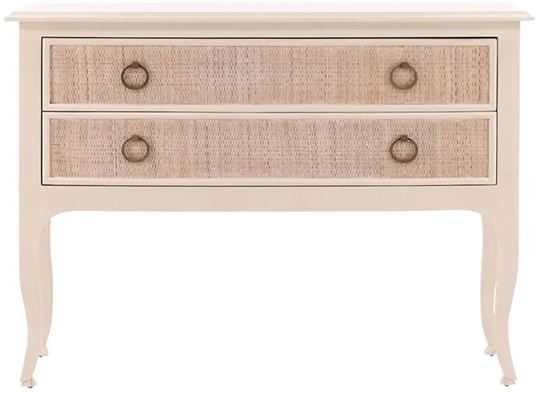 Tala Coastal Beach Cream Wood Bachelor Chest