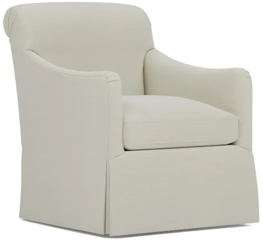 Geovana Cloud Performance Skirted Swivel Glider Chair