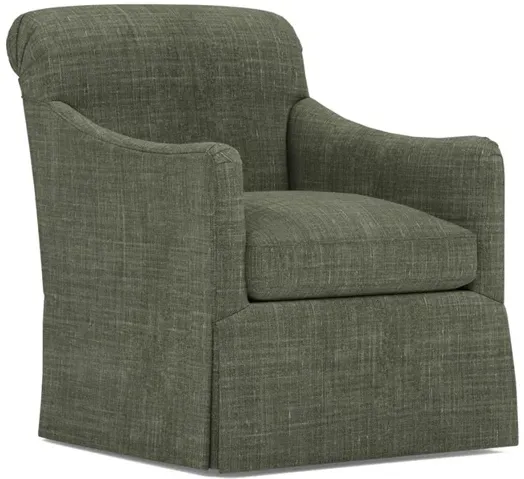 Geovana Moss Performance Skirted Swivel Glider Chair