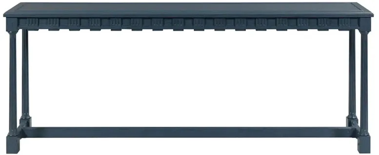 Stetson French Country Navy Oak Rectangular Console Table