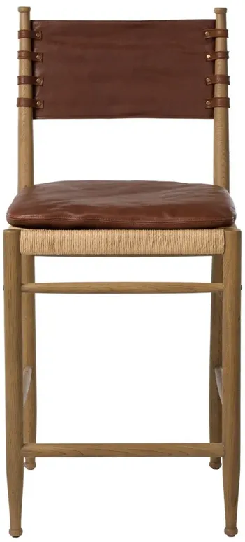 Brielle Dulane Mahogany Smoked Grey Oak Counter