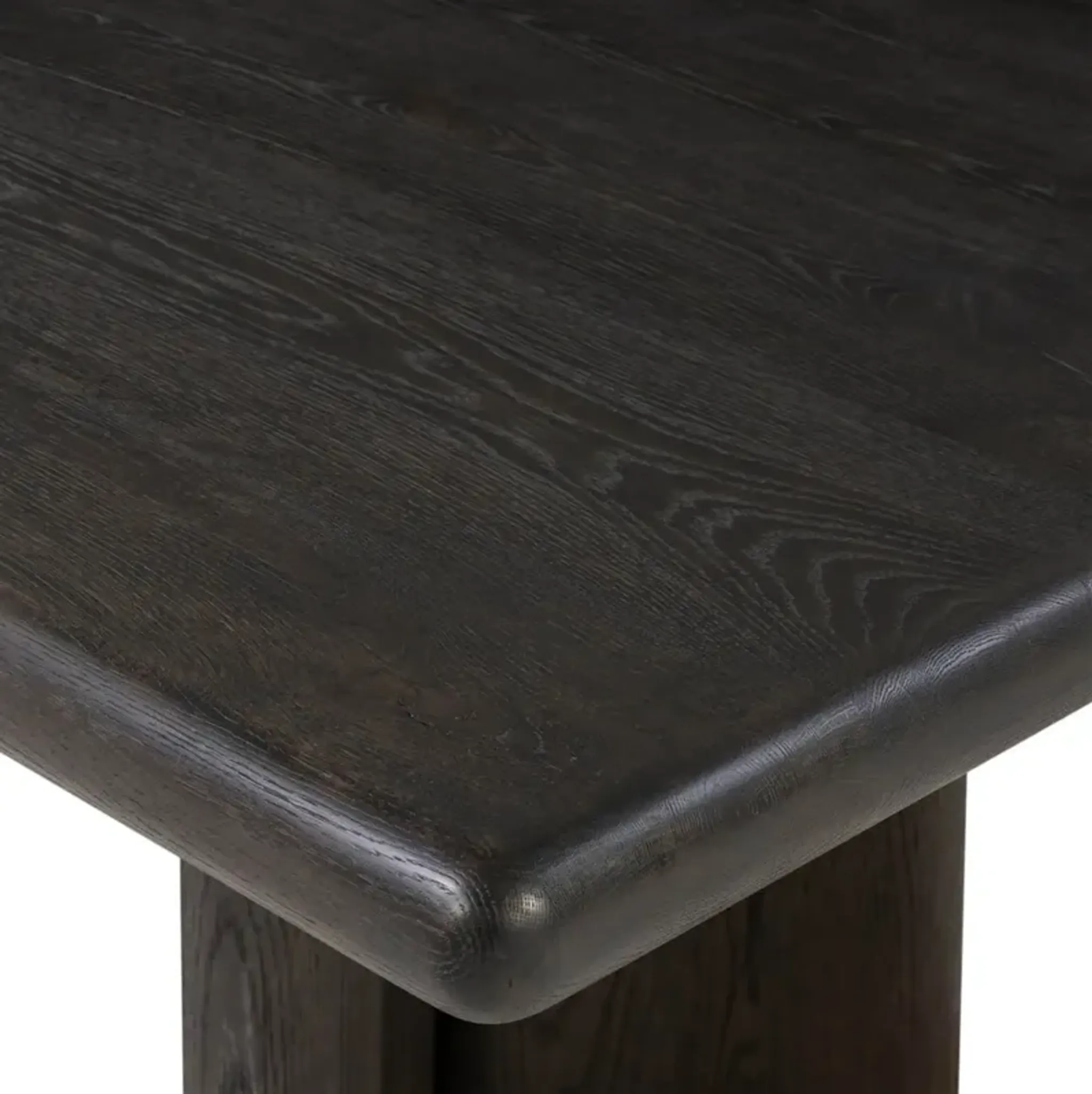 Cassius Rustic Lodge Black Reclaimed Oak Rectangular Dining Table 96 ...