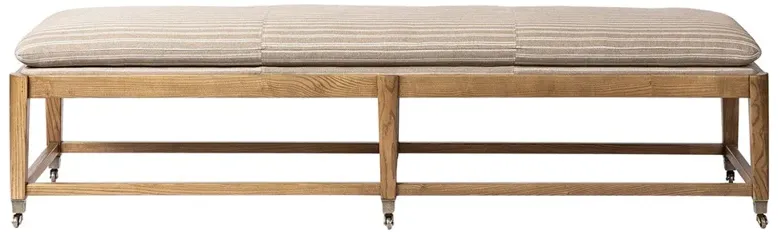 Eleanor Rodin Sand Stripe Accent Bench