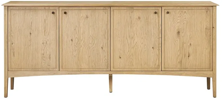 Adelaide Modern Classic Brown Aged Oak Media Console - 87"