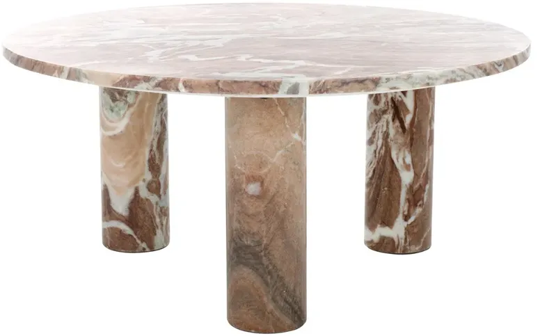 Gianne Modern Classic Marble Round Coffee Table