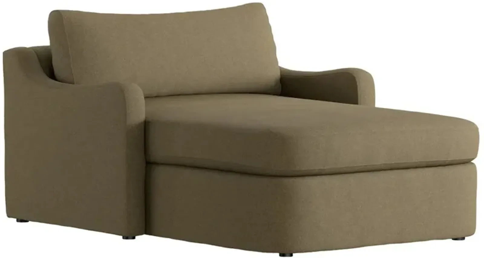 Aurelia Broadway Olive Chaise Lounge