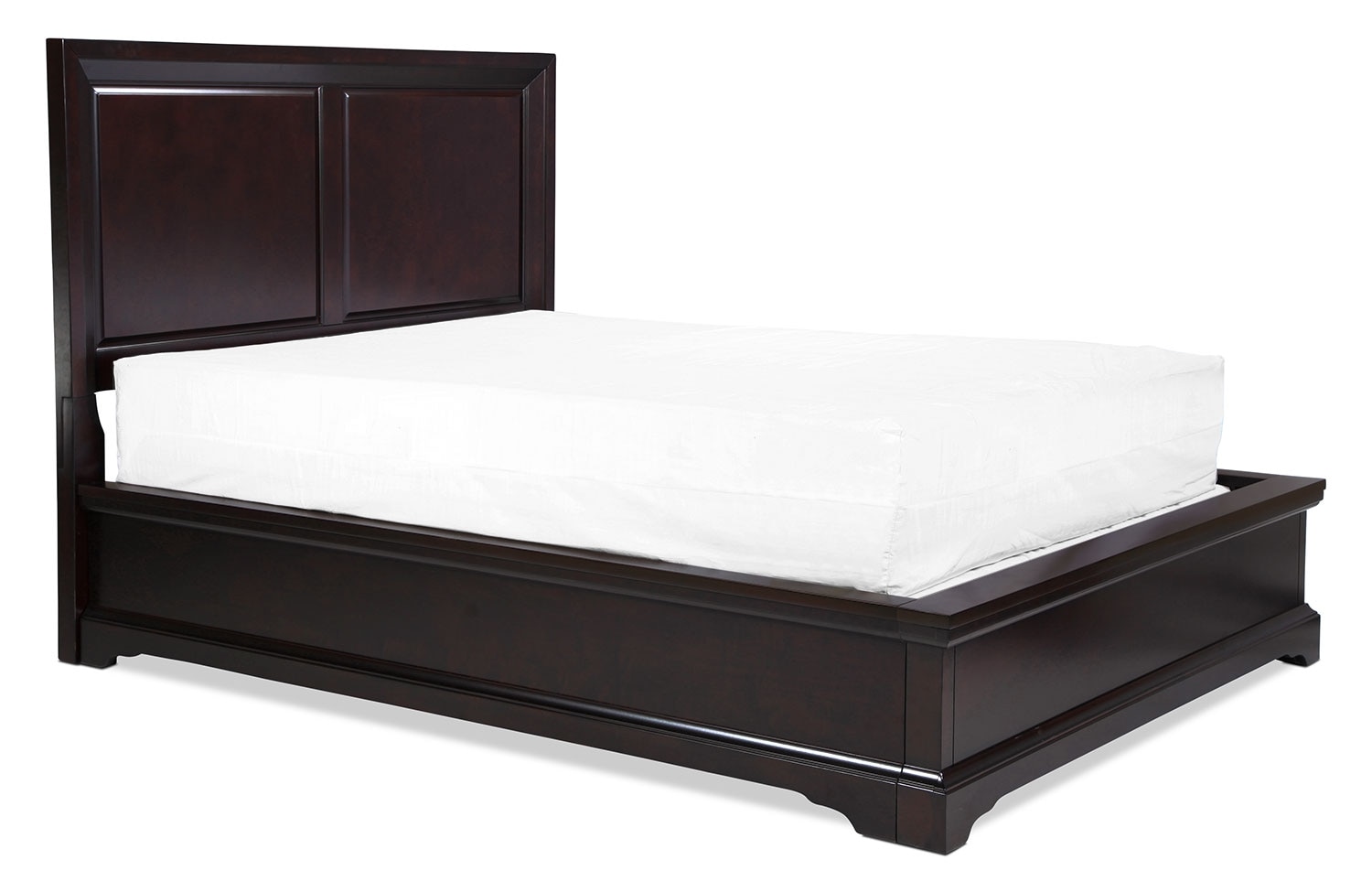 Georgetown Queen Panel Bed - Merlot