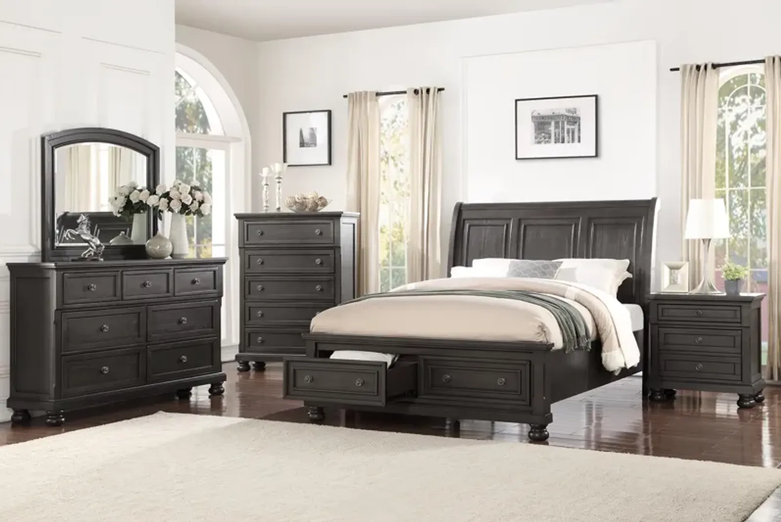 Kingsley 5-Piece Queen Storage Bedroom Set