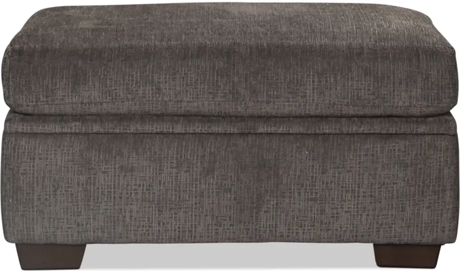 Fenella Storage Ottoman - Smoke