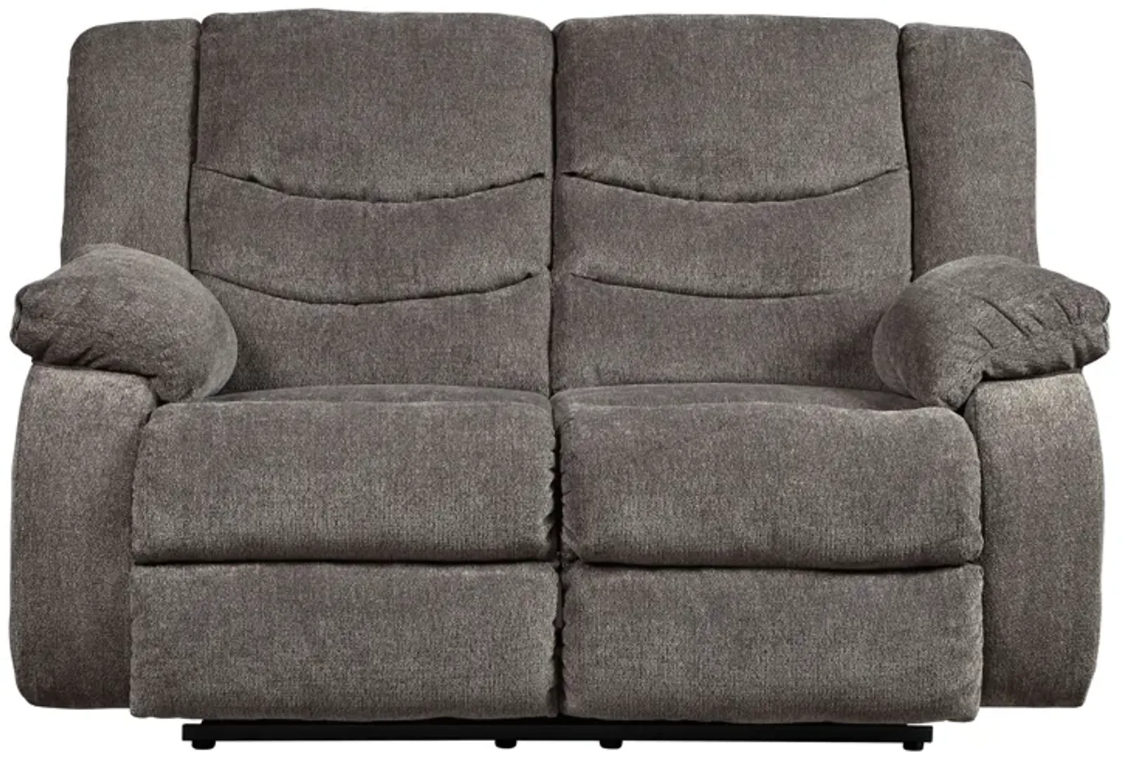 Tulen Reclining Loveseat in Gray