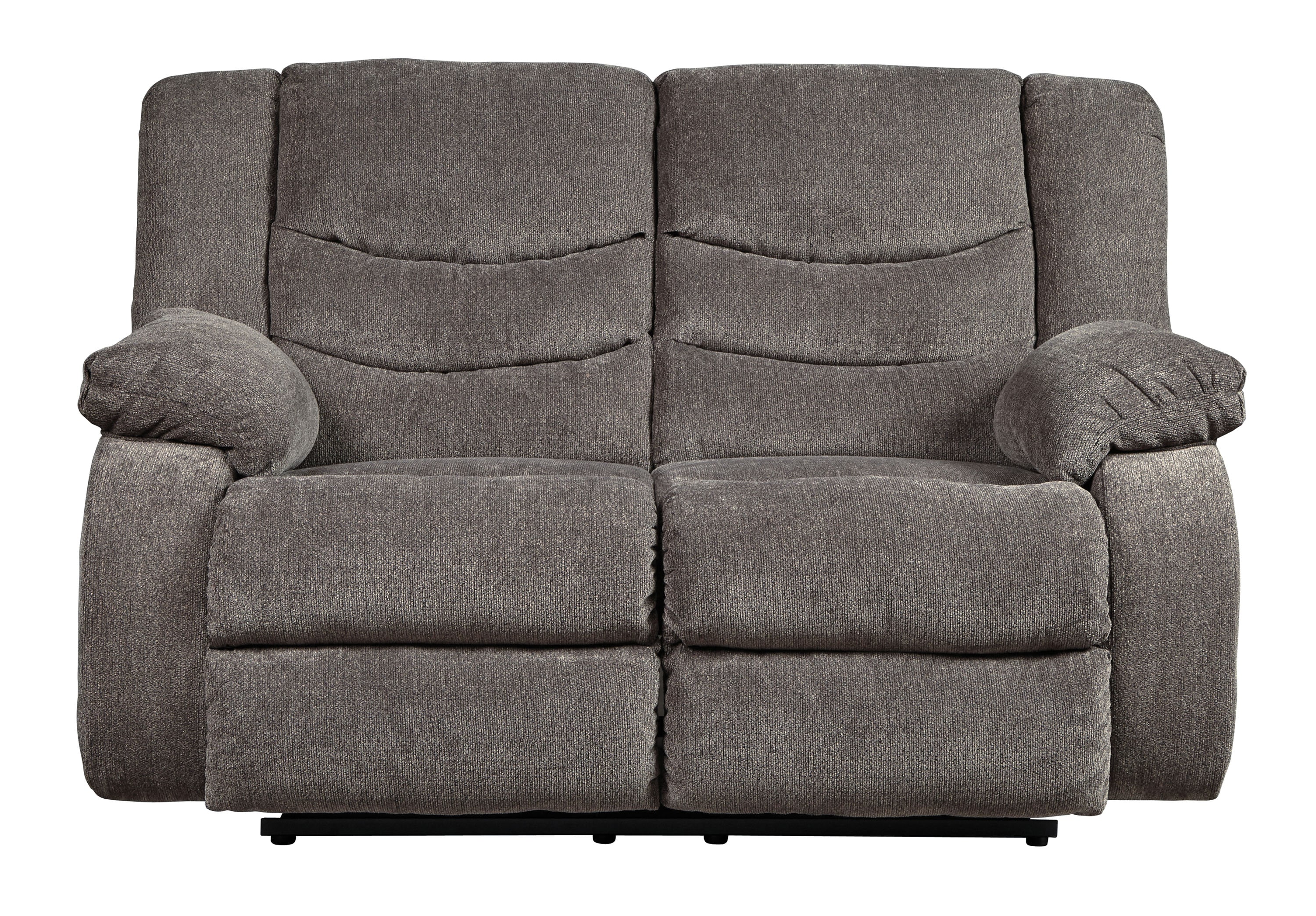 Tulen Reclining Loveseat in Gray