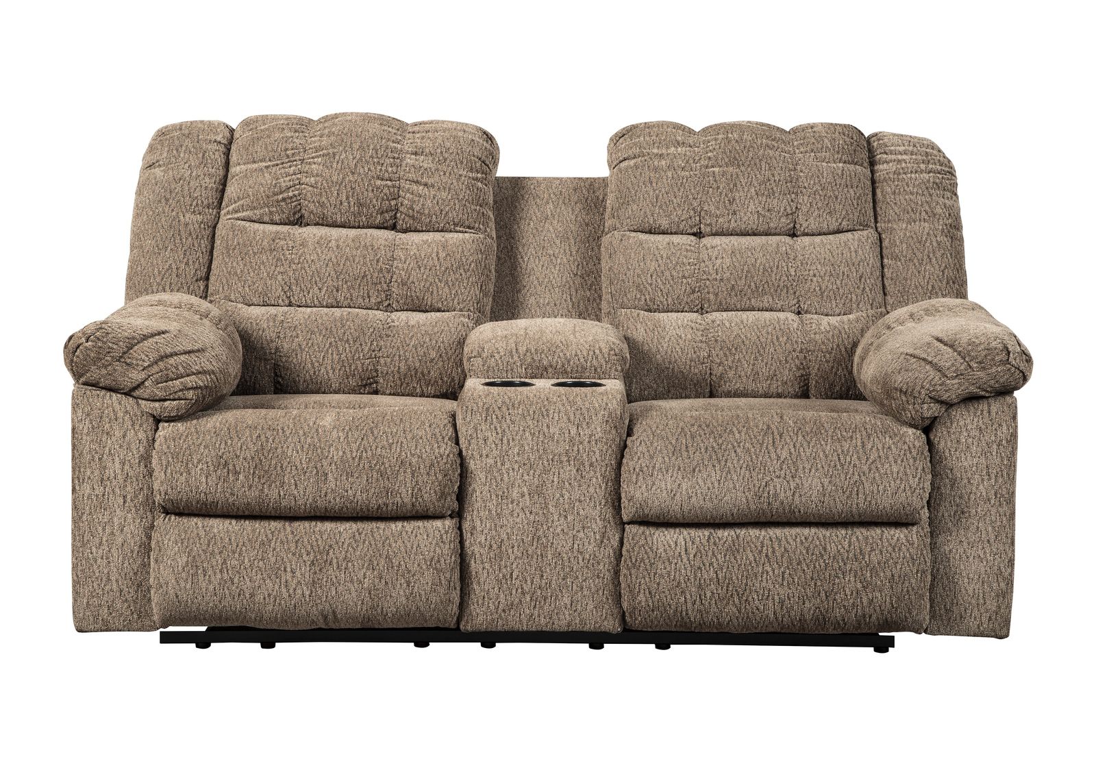 Workhorse Reclining Loveseat with Console