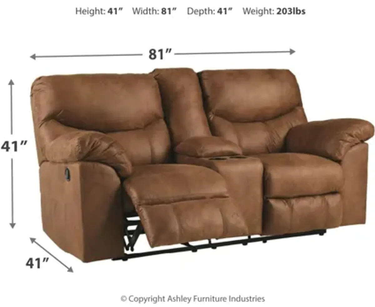 Boxberg Reclining Loveseat with Console