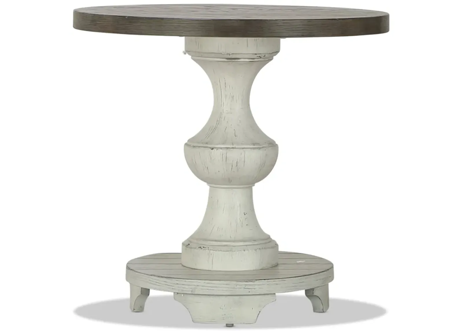 Reina Round End Table