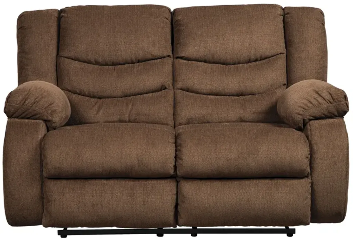 Tulen Reclining Loveseat - Chocolate