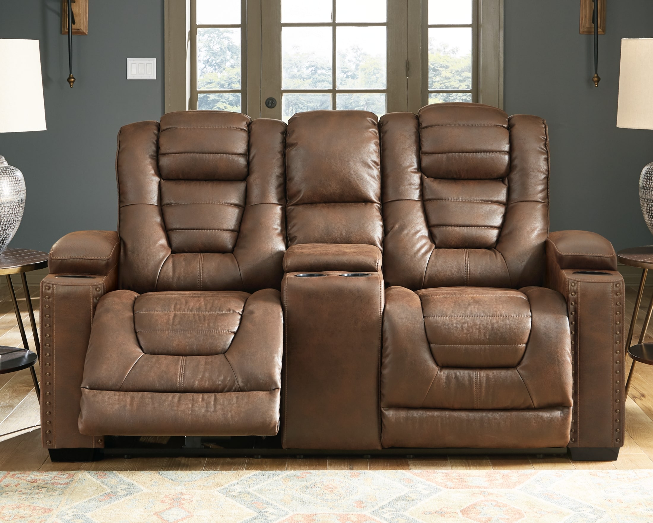 Owner's Box Power Reclining Loveseat